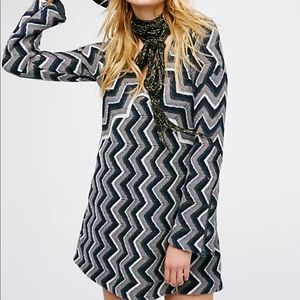 Free People Rhiannon Chevron Dress. Missoni Style.